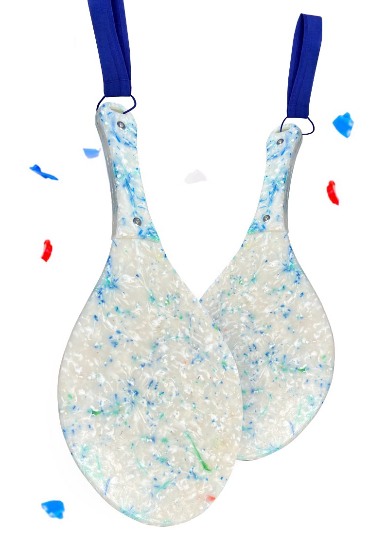 Palas Recicladas con muñequeras de Cometa de Kitesurf 🌱